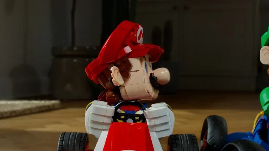 Luigi rast bald im eigenen LEGO Kart Luigi rast bald im eigenen LEGO Kart